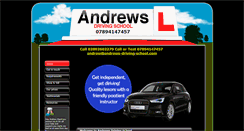 Desktop Screenshot of andrews-driving-school.com